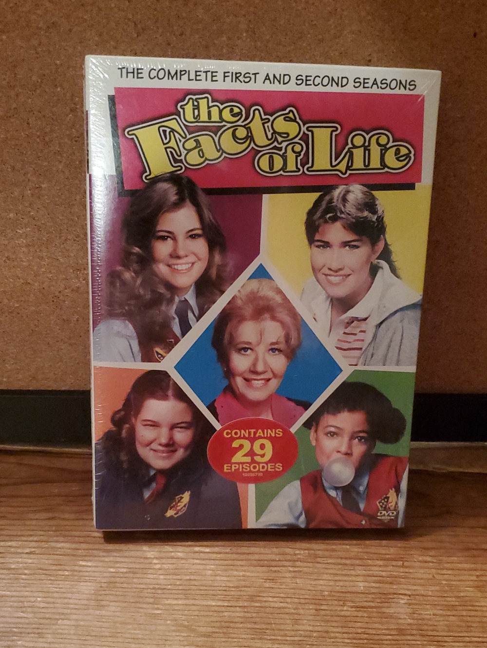 The Facts of Life Season 1 And 2 DVD Box Set - Pink & Yellow Cover
